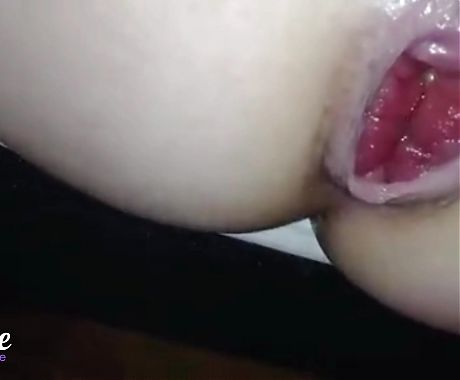 My ass ripped open with a lot of anal gape 